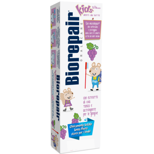 معجون الأسنان بالعنب للأطفال بدون فلورايد - 50 مل