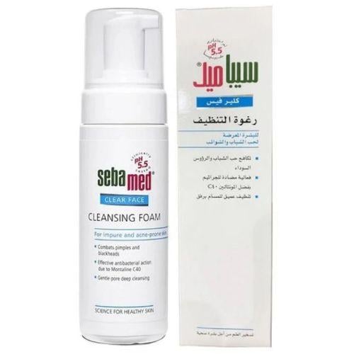 سيباميد رغوة تنظيف كلير فيس للبشرة المعرضة لحب الشباب - 150 مل