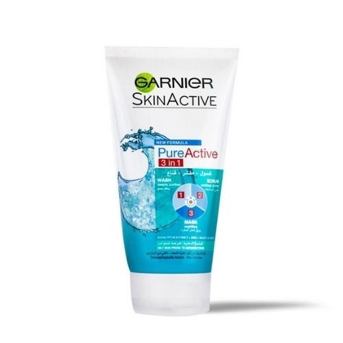 غسول وجه بيور اكتيف 3 في 1 من غارنييه 50مل