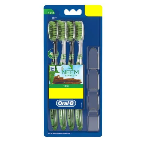 فرشاة اسنان ناعمة B 123 بخلاصة النيم من اورال