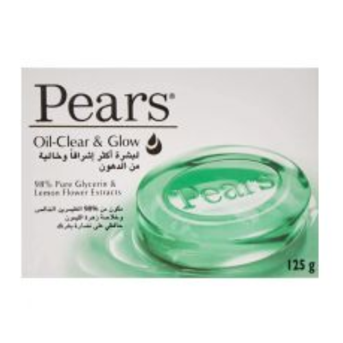 صابون زيت الكمثرى كلير اند جلو 100 جرام كل قطعة صابون زيت نقي ومتوهج