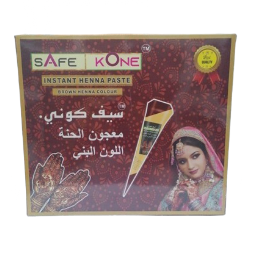 معجون حناء اللون البني من السيف كوني 12 *40جرام