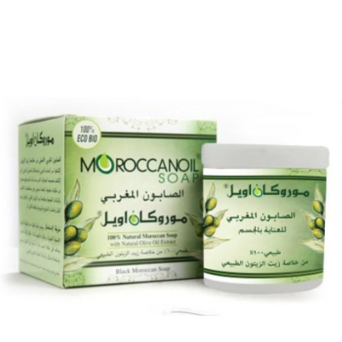 صابون حمام مغربي أسود بزيت الزيتون من موروكا اويل 250مل