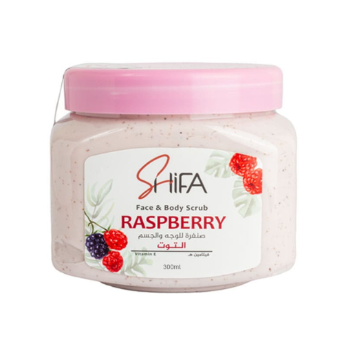 صنفرة الوجه و الجسم شفاء  بخلاصة التوت 300 مل