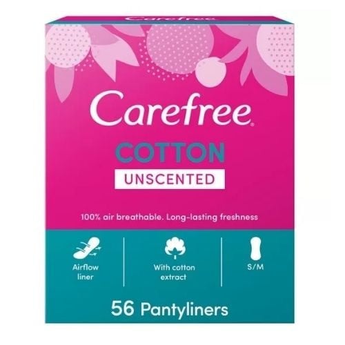 كيرفري فوط يومية نعومة القطن بدون عطر  56 قطعة