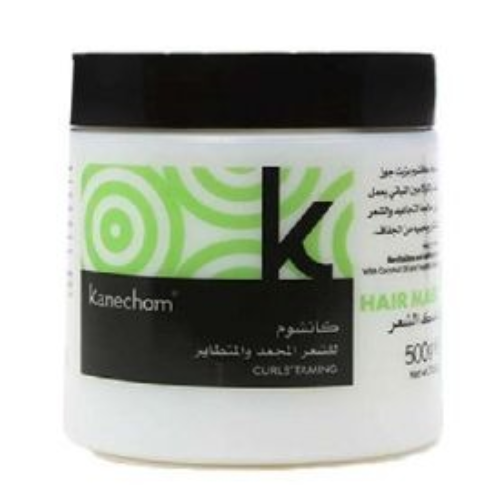 ماسك الشعر المجعد بزيت جوز الهند والكولاجين من كانشوم 500ج