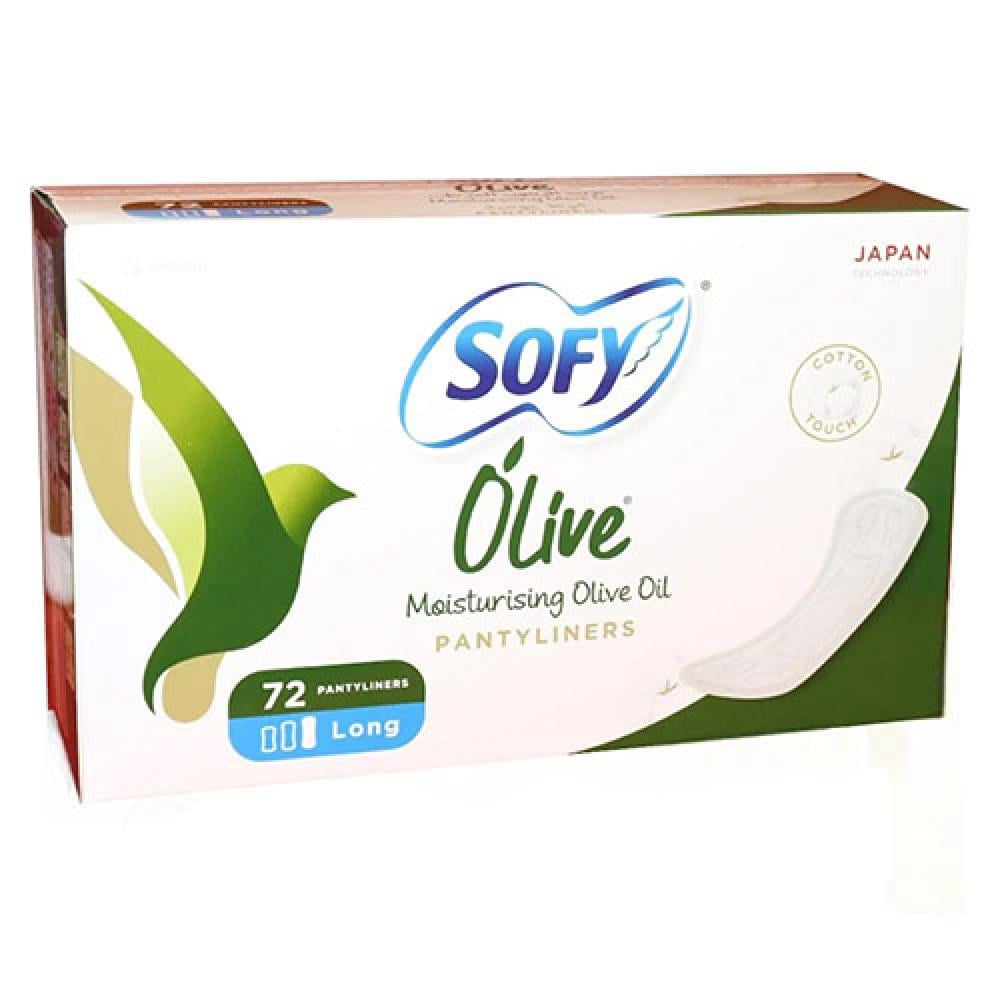 سوفي فوط يومية بزيت الزيتون طويل 72 فوطة