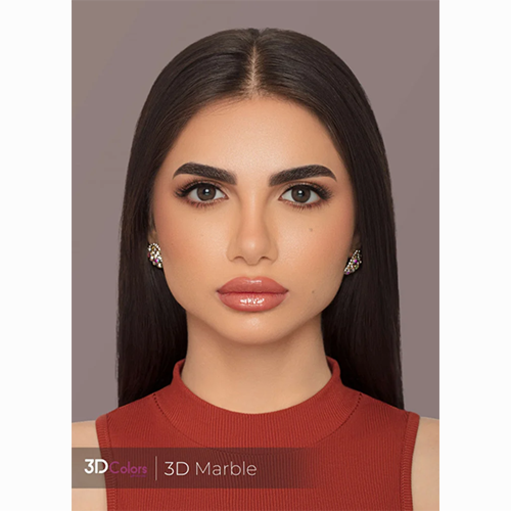 ثرى دى كلرز عدسات لاصقة ماربل