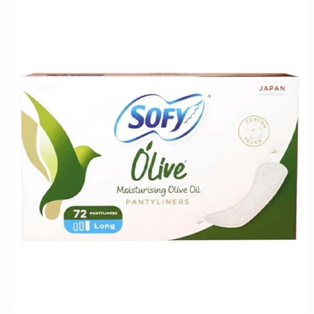 سوفي فوط يومية بزيت الزيتون طويل 72 فوطة