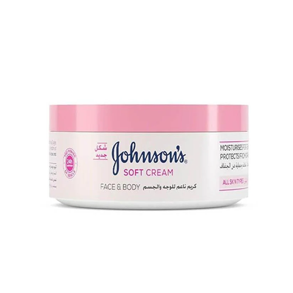 جونسون كريم ترطيب ناعم للوجه والجسم 300 مل