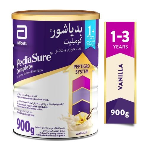 حليب بدياشور كومبليت +1 بنكهة الفانيلا - 900 جم