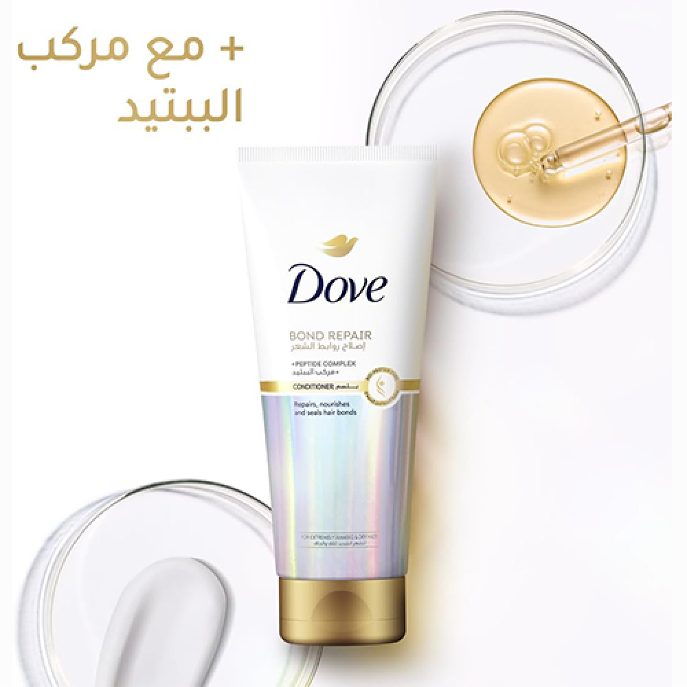 دوف بلسم اصلاح روابط الشعر + مركب الببتيد 180 مل