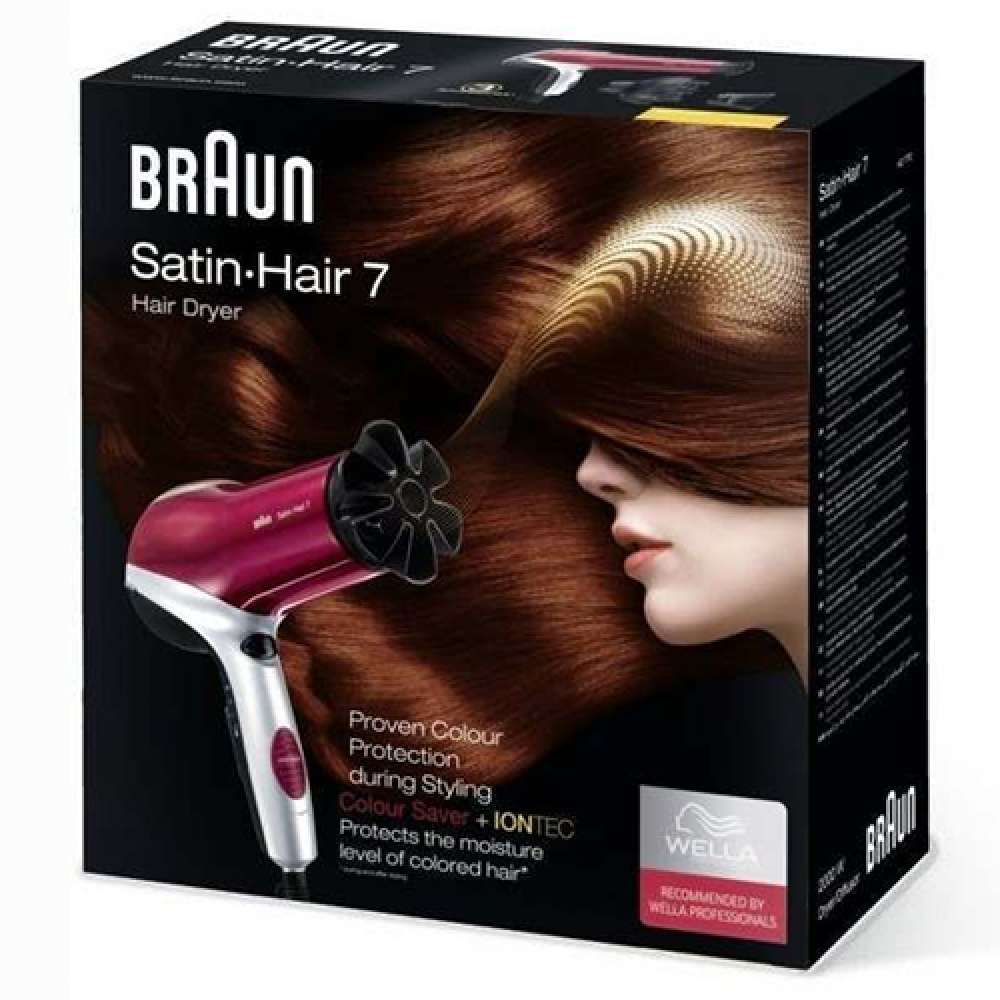 براون مجفف الشعر HD770 ساتين هير 7 ألوان