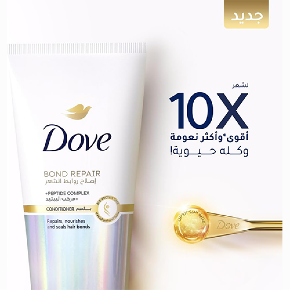 دوف بلسم اصلاح روابط الشعر + مركب الببتيد 180 مل