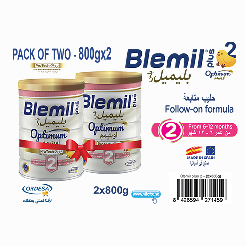 Blemil Plus Optimum Milk (2) 800 grams (double pack)