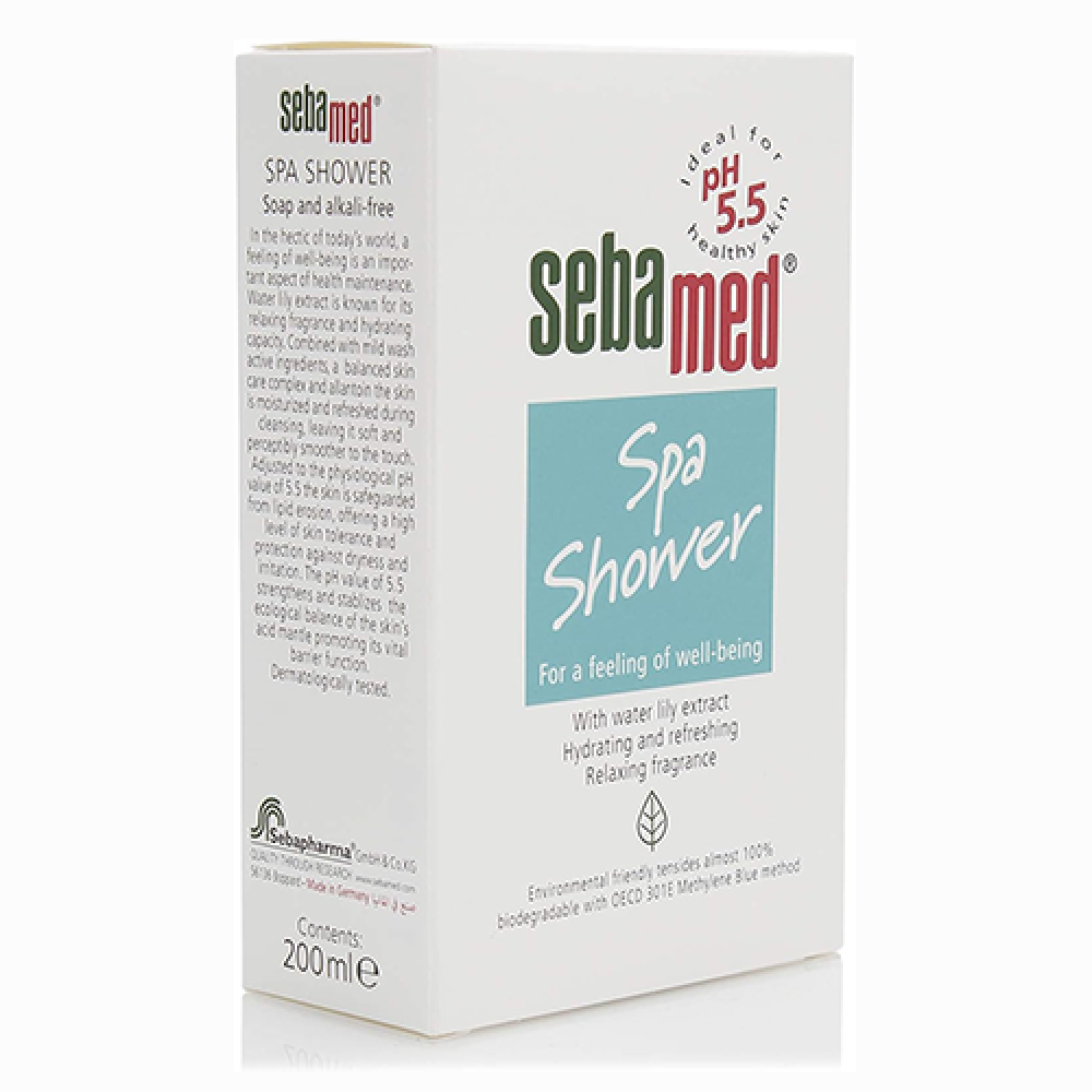 سيباميد سائل استحمام سبا شاور للبشرة الحساسة 200 مل