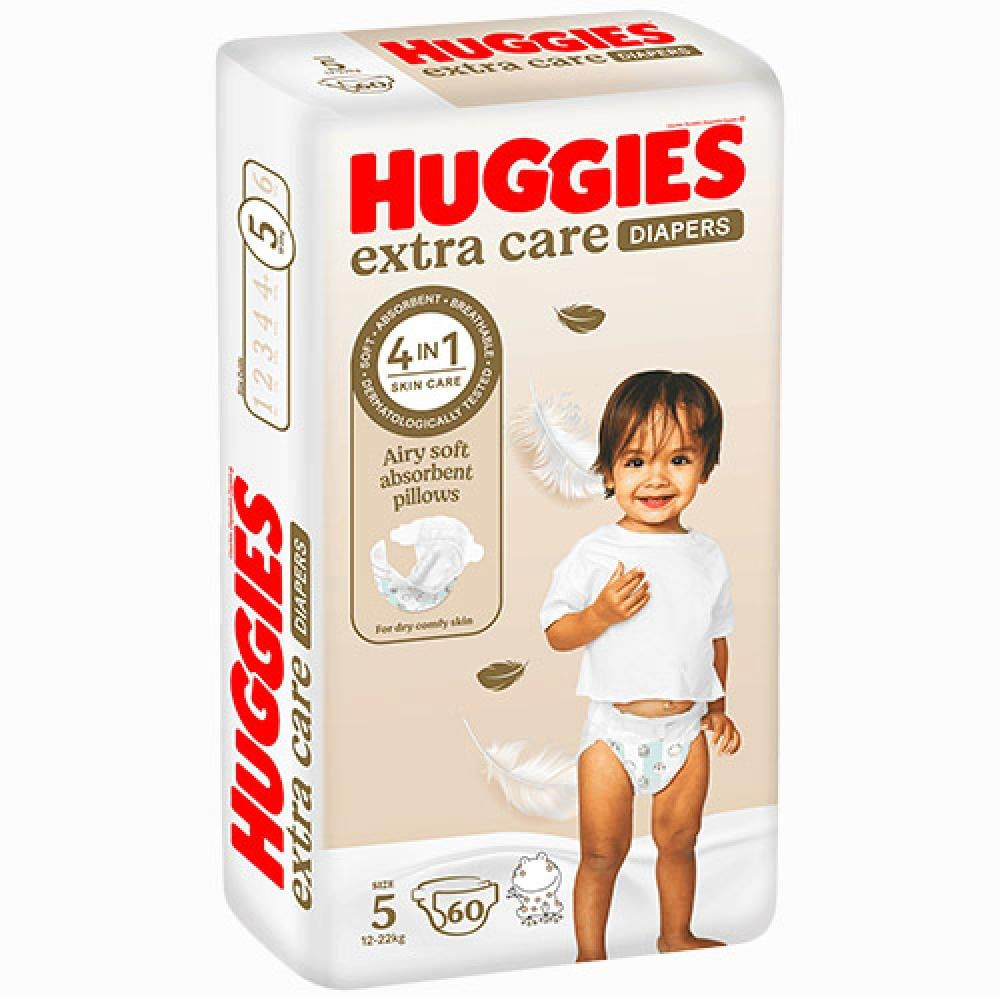 هجيز حفائض عناية فائقة مقاس 5 - 60 حفاضة