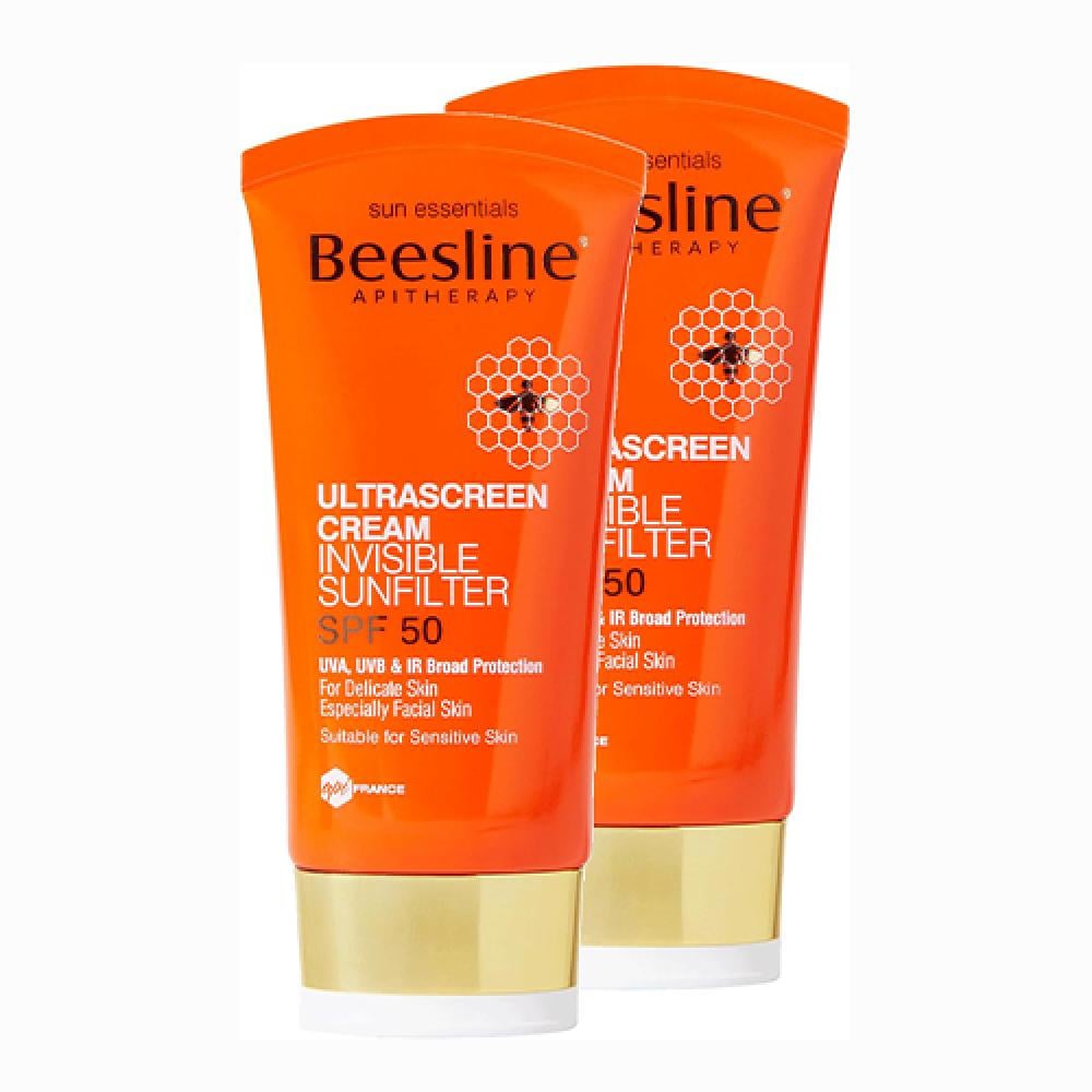 Beesline Sunscreen Cream Effective Protection SPF 50 (Double Pack) 2* 60 ml