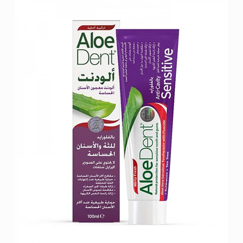 Aloedent toothpaste for sensitive teeth and gums with fluoride 100 ml