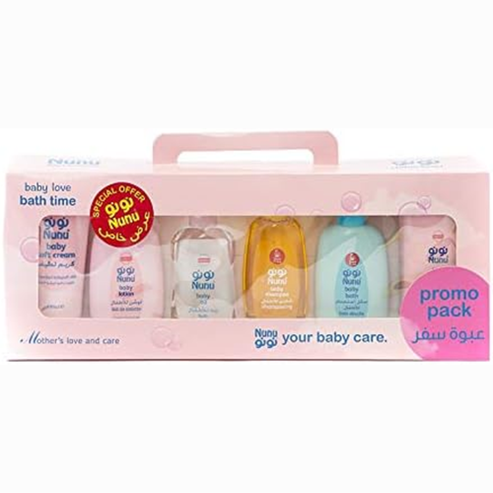 نونو مجموعة منتجات العناية بالطفل 5 عبوات 200 مل