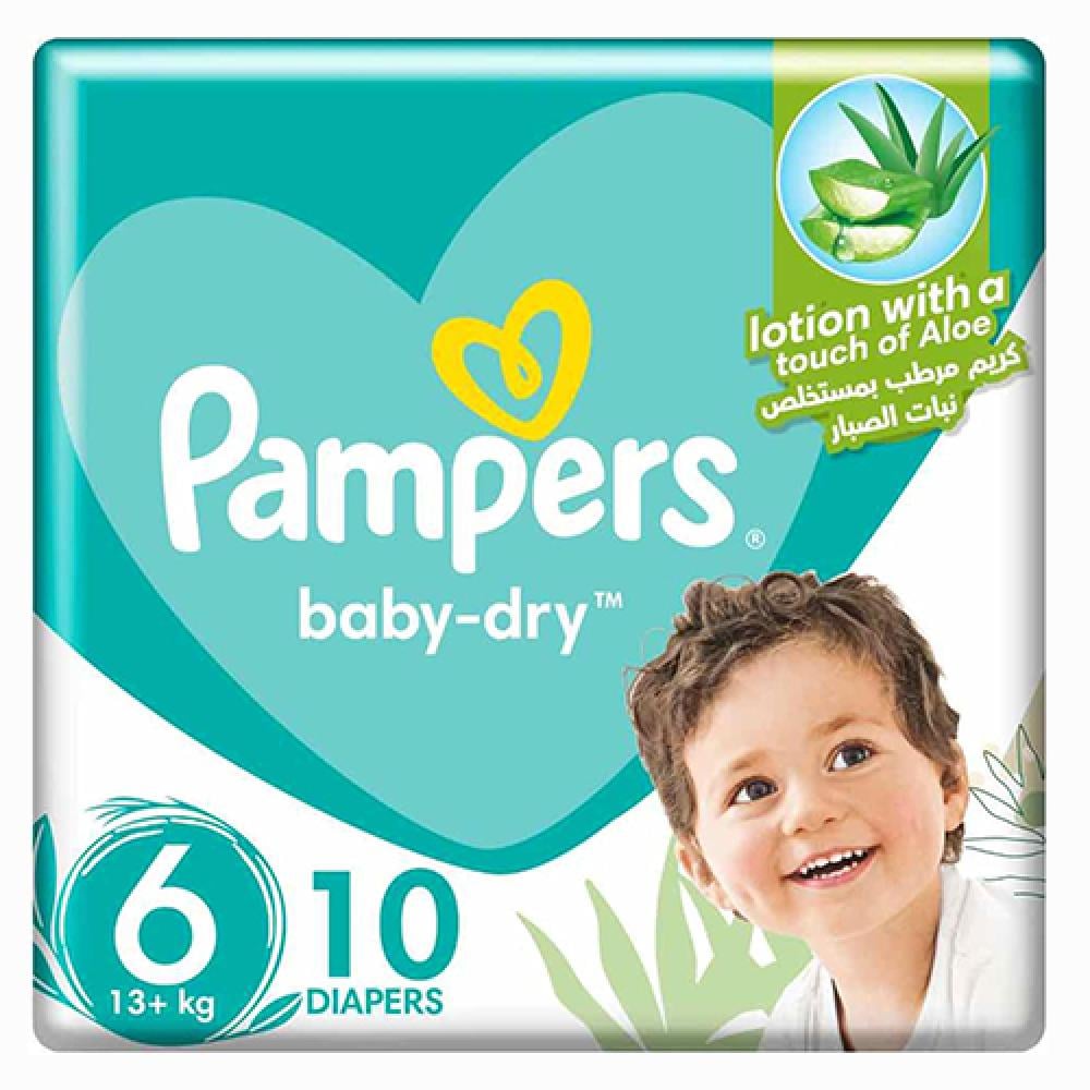بامبرز حفائض مقاس 6 - عبوة 10 حفاضة