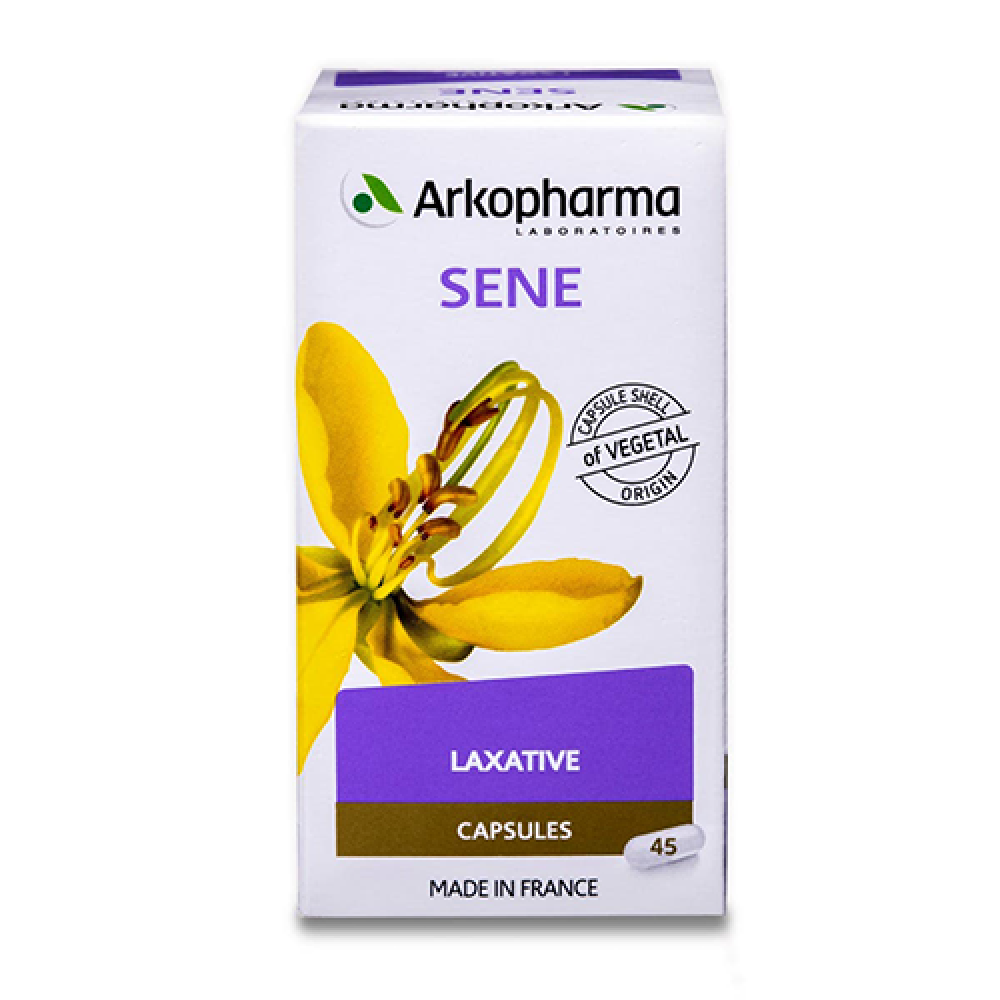 أركوفارما سنا مكمل غذائي ملين بالأعشاب خلاصة نبات السنا 45 كبسولة