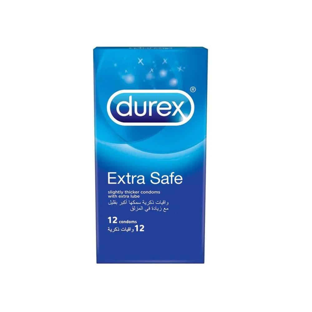 Durex condoms, “larger thickness and more lubrication,” 12 tablets -  صيدليات عادل الأفضل فى المملكة العربية السعودية