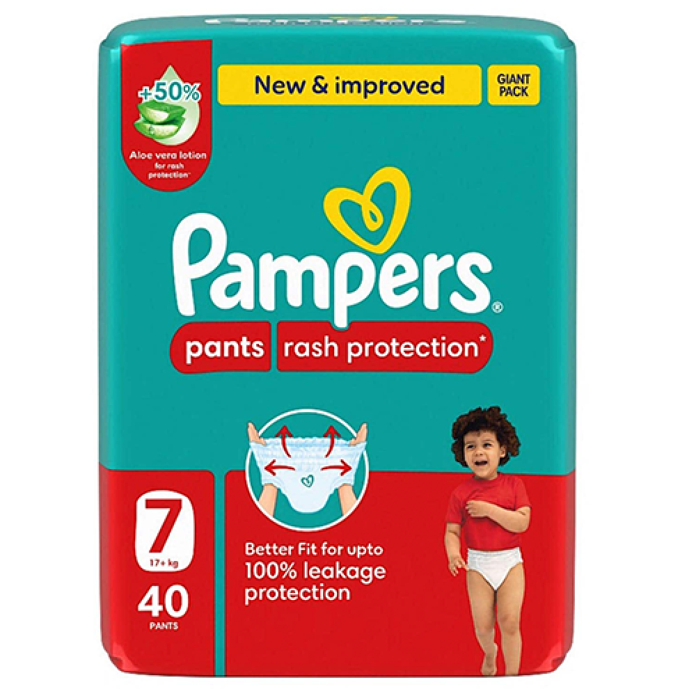 بامبرز كلوت حماية من التسلخات مقاس 7 - 40 حفاضة