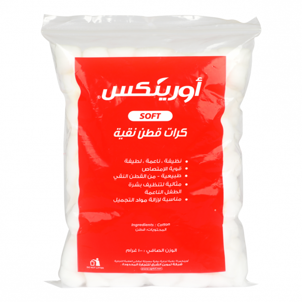 اورنيكس كرات قطن نقية 100 جم
