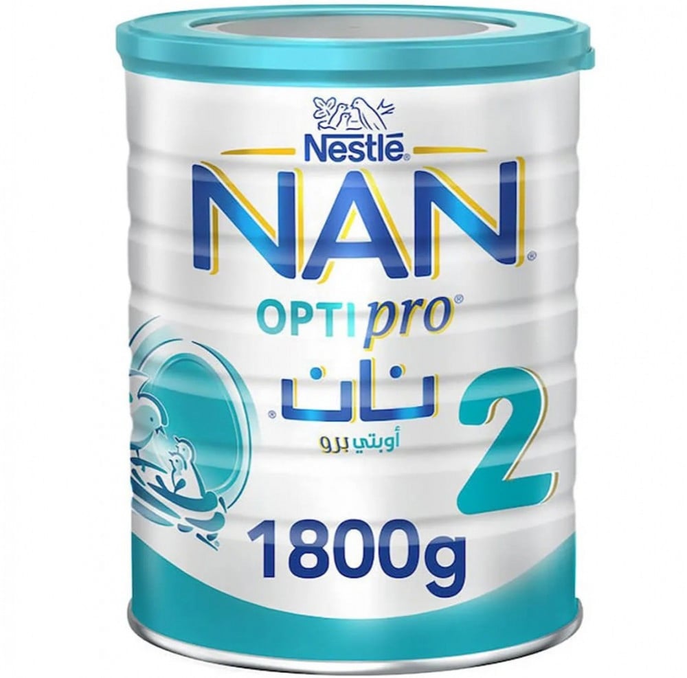 Nan Optipro Milk - No. 2 - 1800 g - صيدليات عادل الأفضل فى المملكة العربية  السعودية