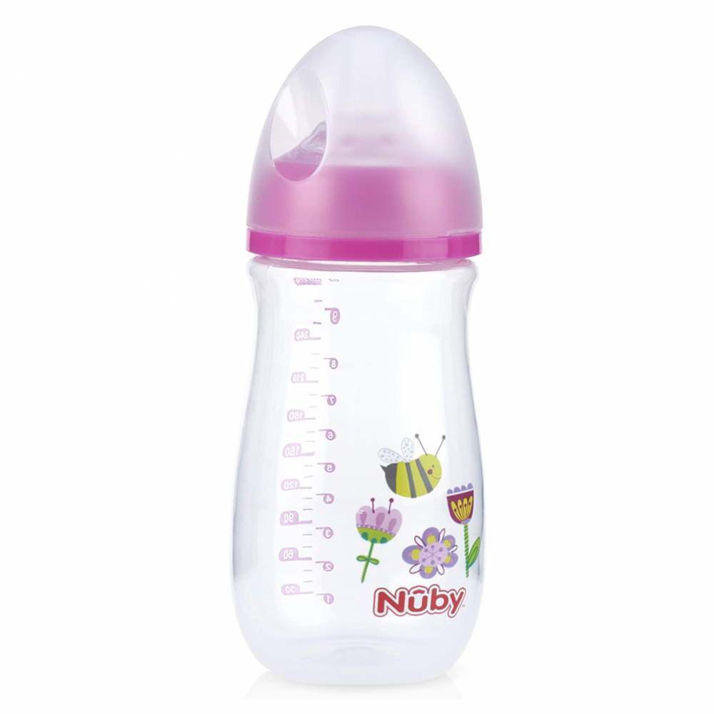 نوبى رضاعة  بلاستيك  1198 ( +3 أشهر )  270 مل  - ألوان متنوعة