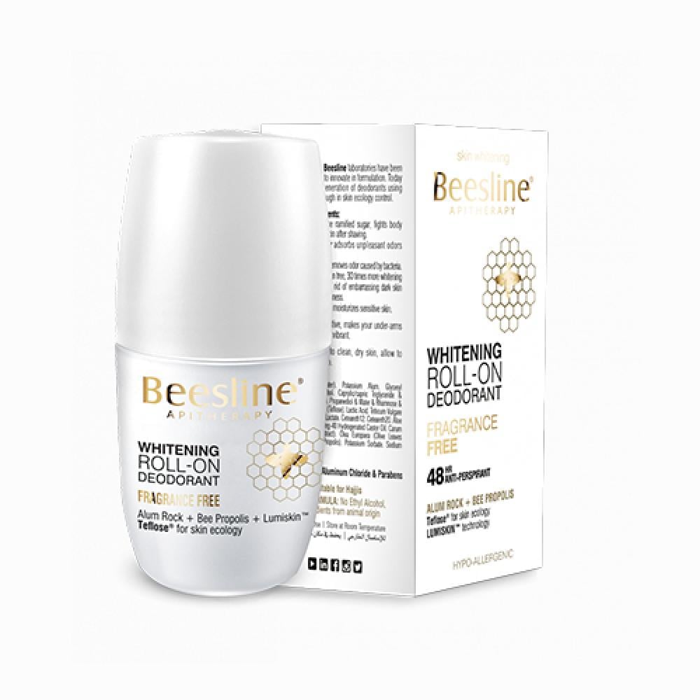 بيزلين رول اون مزيل الرائحة لتفتيح البشرة 50 مل - خالي من العطر