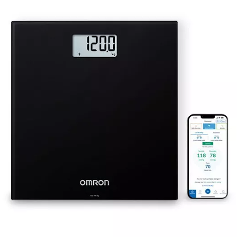 أومرون ميزان رقمي متوافق مع البلوتوث مع تطبيق للهواتف الذكية HN300T2
