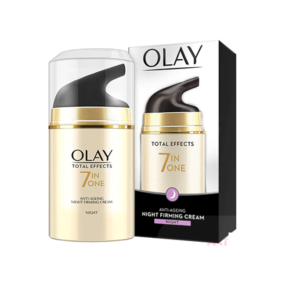 أولاي توتال ايفكت 7X1 كريم مرطب ليلى لشد البشرة 15 مل
