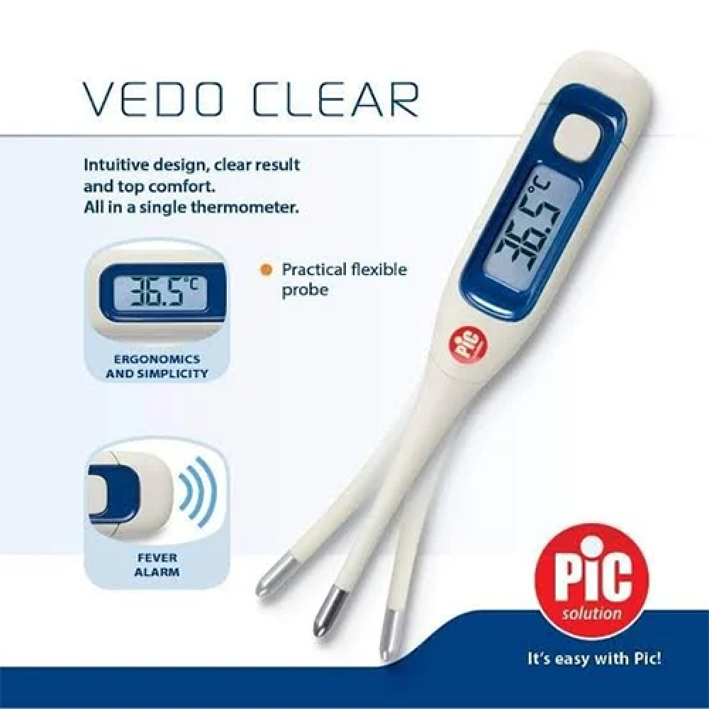 بيك فيدو كلير جهاز قياس حرارة مرن رقمي