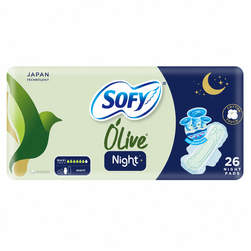 Sofy Thin Night Sanitary Pads 24+2 for free