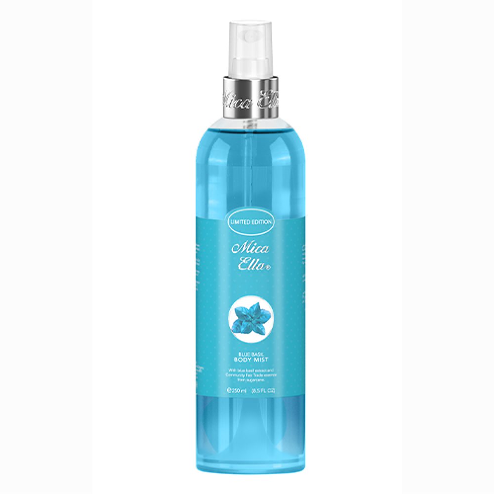Mica Ella body mist with basil scent 250 ml صيدليات عادل الأفضل