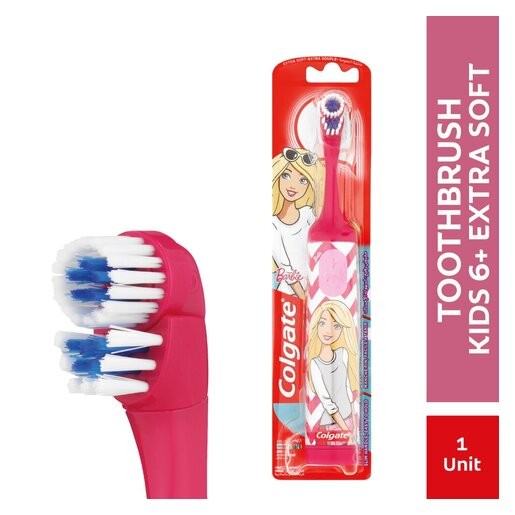 Colgate Battery Powered Toothbrush for Kids (Batman - Barbie), very soft