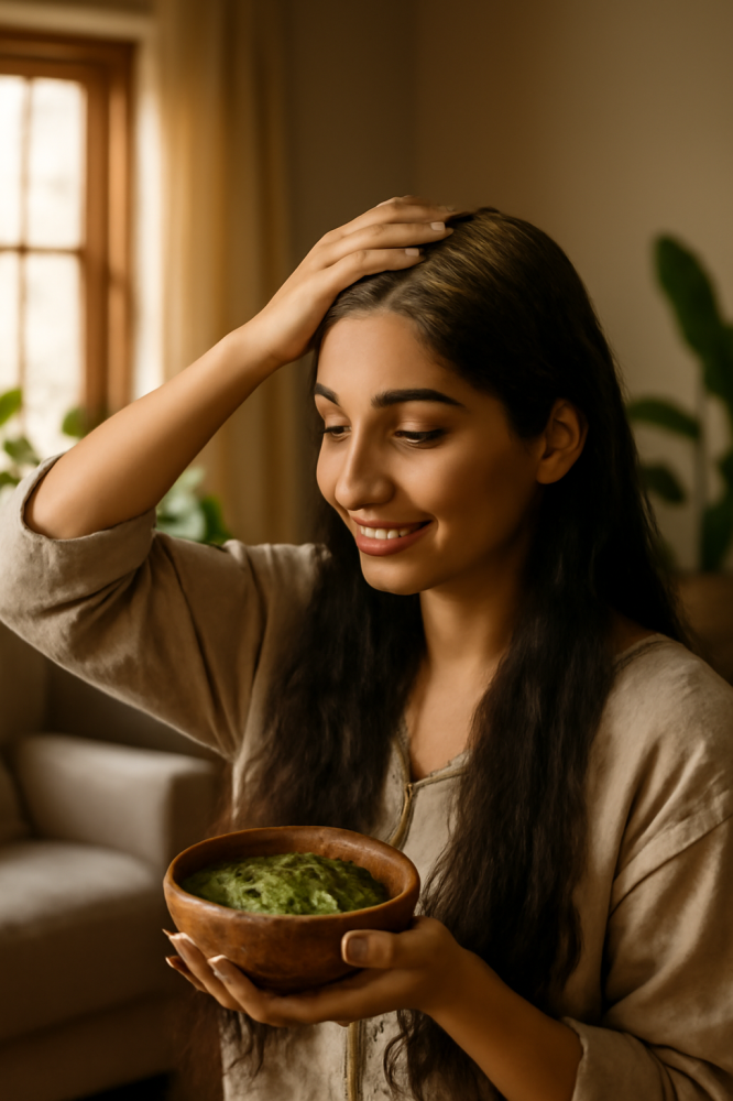 حناء بالأعشاب - العناية بالشعر - حناء فرح