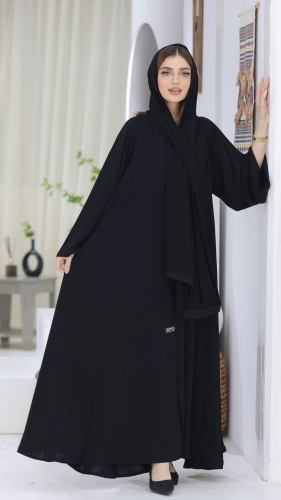 عباية مقفلة سحاب نص كلوش