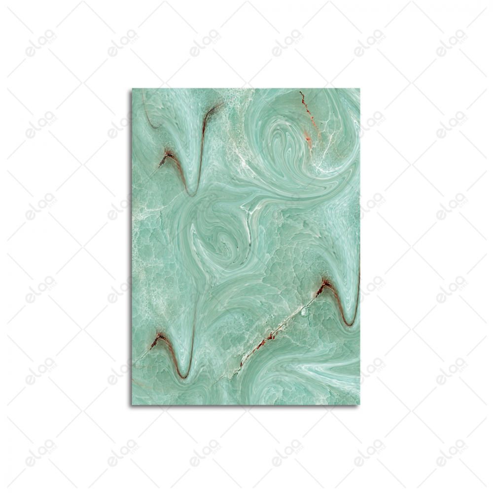 لوحات فن تجريدي باللون الأخضر الفاتح