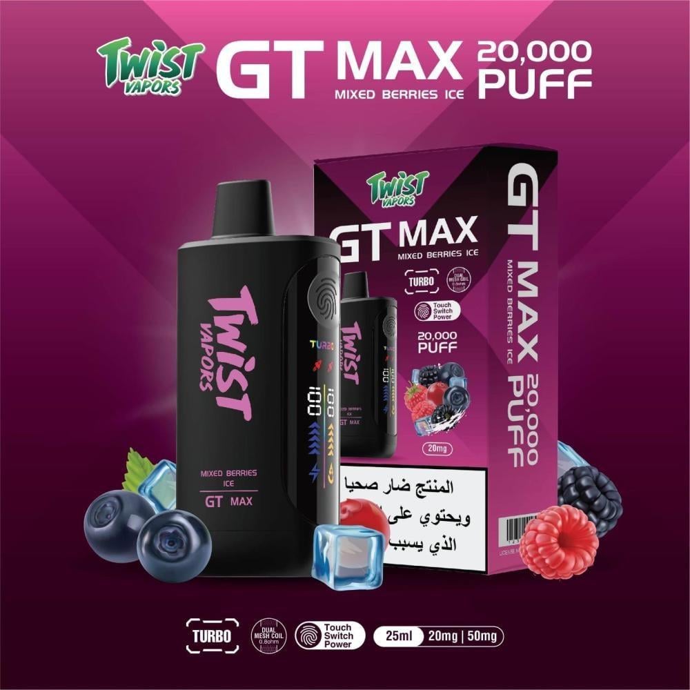 flow bar twist vape Turbo 20000 Puffs 20MG | Store Al Ahsa RAZ RYL Spring Edition 6000 puff lost mary Color:Gardient Blue
