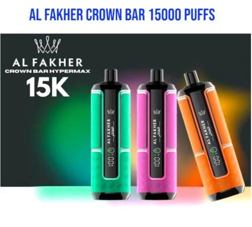 Crown Bar Alfaker 15000 Puffs 6MG and 5MG - Vape store