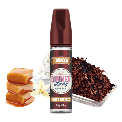 dinner lady sweet tobacco Straight by - 10ml Smooth Tobacco - Dinner Lady