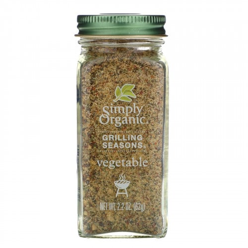 Simply Organic, شواء موسمي، خضر عضوية،  (62 غرام)
