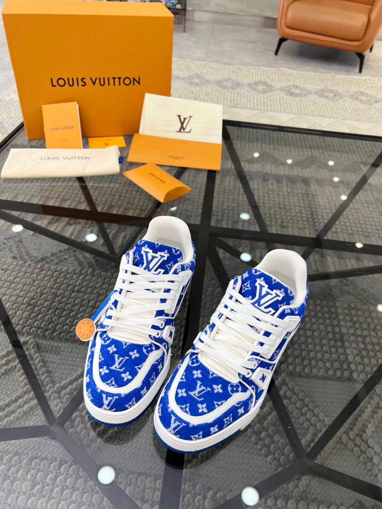 Louis Vuitton LV Trainer White Black White – shoegamemanila