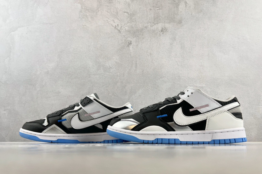 nike dunk low scrap on feet