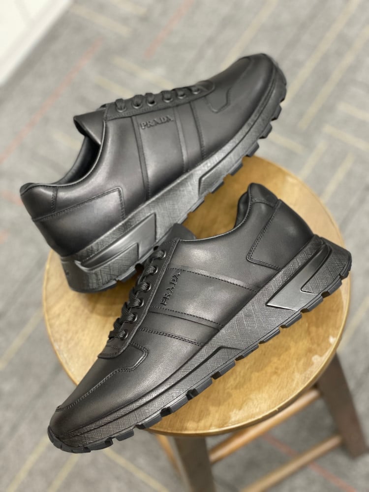 靴 prada sports archive leather shoes PRADA SPORT archive Velcro leather shoes - メルカリ