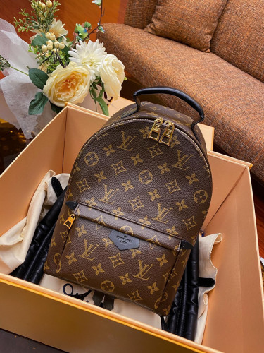 dhgate palm springs backpack mini Louis Vuitton Reverse Backpack  Coco Approved Studio Tonal stitching.Condition 41562 Leather Mini Backpack For