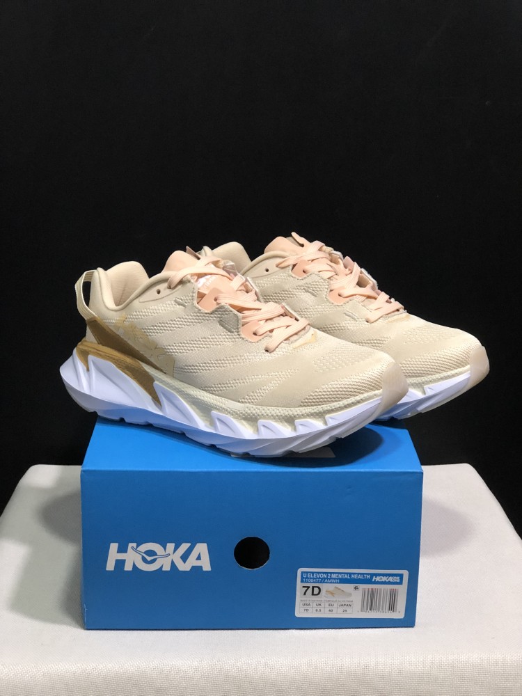 Hoka Shoes Hoka M Elevon Hoka Elevon TS Unisexe Alabaster Solar Flare